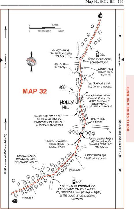Actual product image North Downs Way Trailblazer Walking Guide 3e