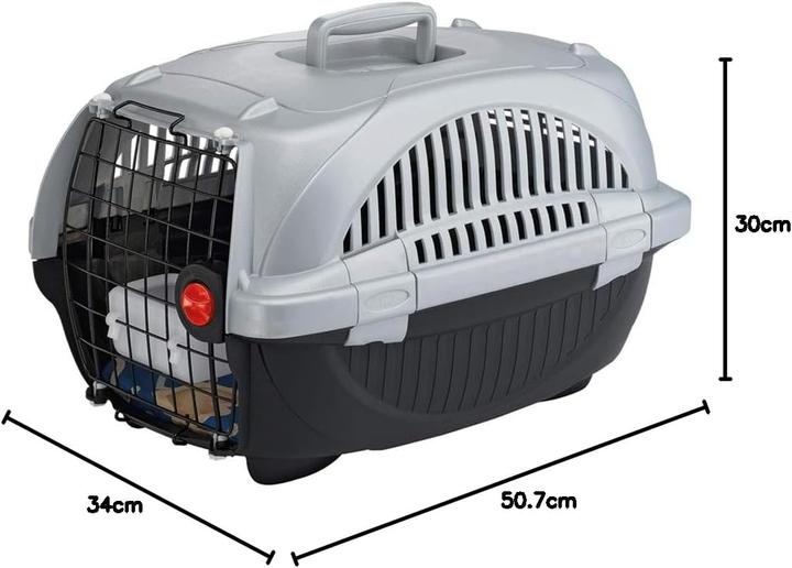 Actual product image Ferplast Atlas Deluxe 10 Transportbox für kleine Hunde und Katzen (Dog, Lockable)