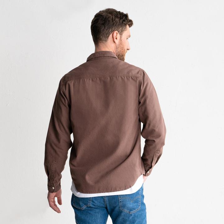 Produktbild Stier Workwear Heavy Work Shirt Canvas bci cotton L Signature Brown (L)