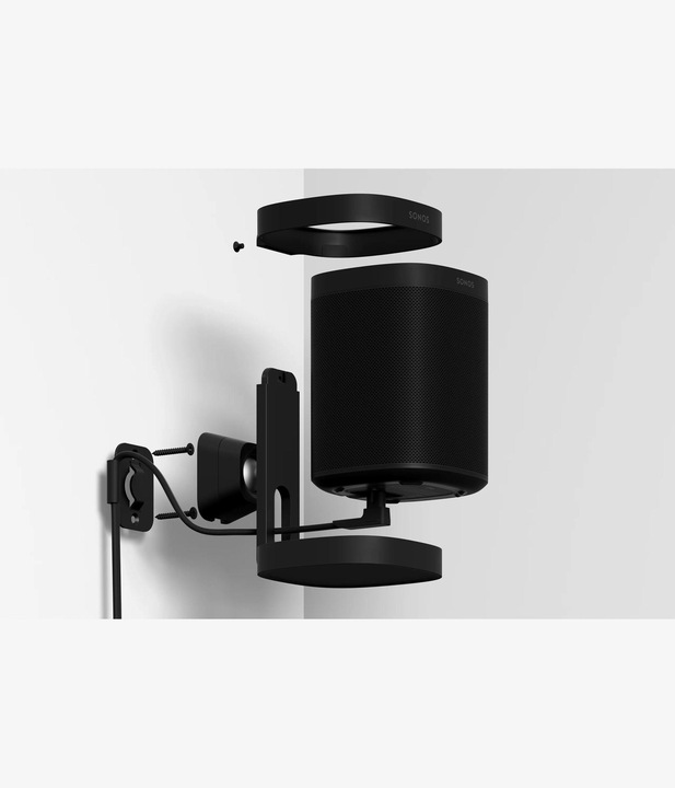 Immagine prodotto Sonos Montaggio Uno - nero (1 pz., Installazione a parete, Regolabile in altezza)