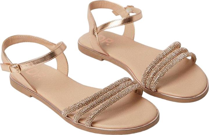 Actual product image Dorothy Perkins Womens/Ladies Fern Embellished Wide Flat Sandals (40)