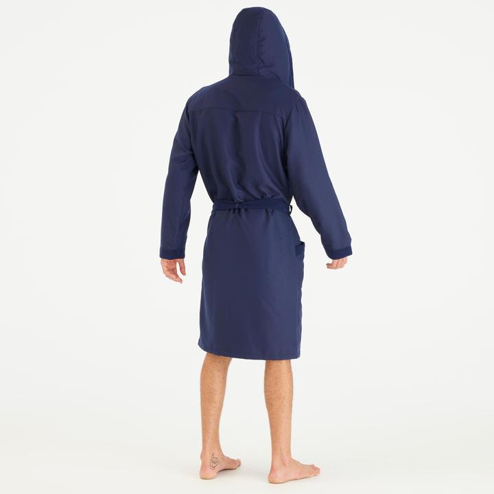Image du produit Nabaiji Hommes microfibre compact hooded bathrobe en bleu foncé (M)