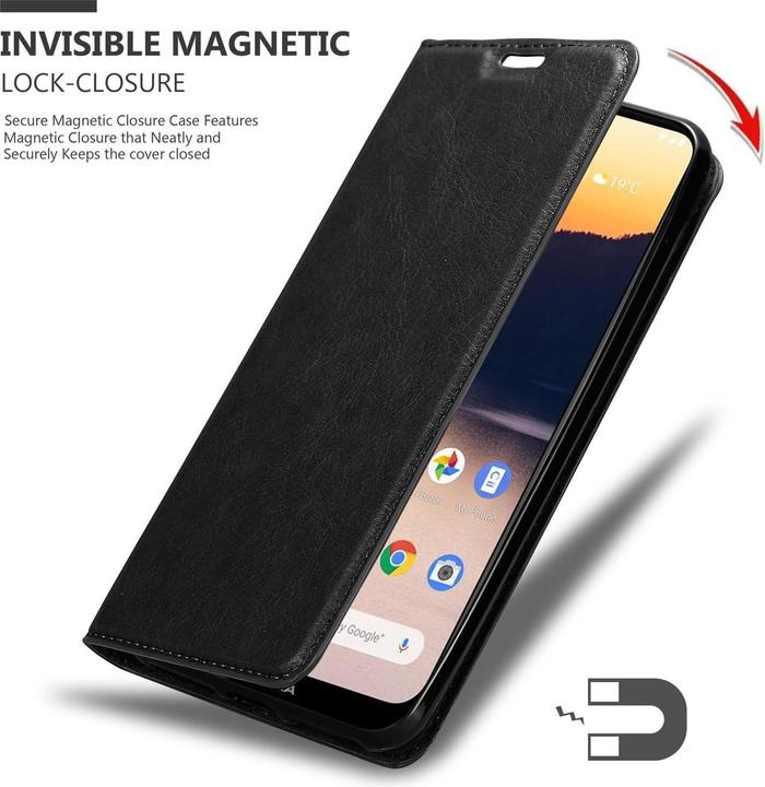 Productafbeelding Cadorabo Boek Onzichtbare Magneethoes (Nokia 2.3)