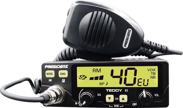 Actual product image President Radio CB TEDDY II ASC VOX 12V AM / FM