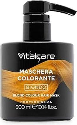 Vitalcare Revitalisierende und tonisierende Haarfärbemaske Blonde Farbe Ammoniakfrei 300 Ml (300 ml)