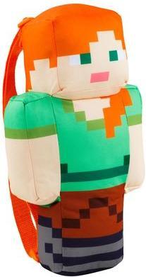 Minecraft Sac à dos en peluche MC, 40 cm, rouge (40 cm)