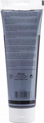 Produktbild Pebeo Studio Acrylics feine Acrylfarben (Marsschwarz, 250 ml)