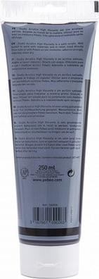 Actual product image Pebeo Studio Acrylics fine acrylic (Martian Black, 250 ml)