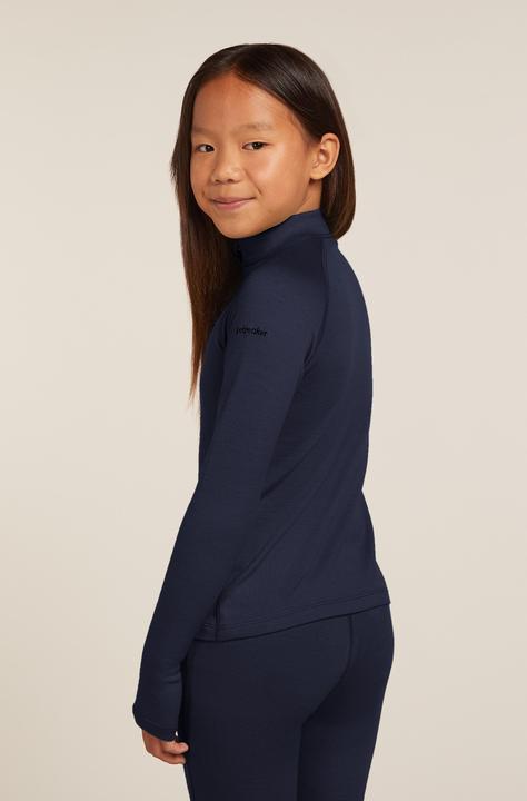 Actual product image Icebreaker Kids 260 Tech L/S Half Zip (104)