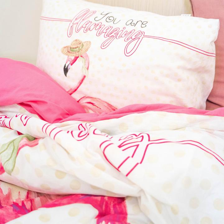 Produktbild Trendhaus Bettwäsche Flamingo You Are Flamazing