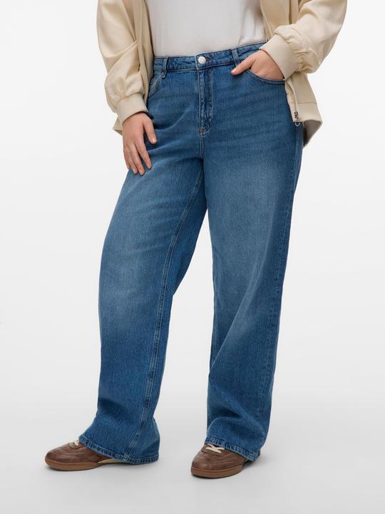 Image du produit Vero Moda VMCTESSA Hohe Taille Weiter Beinschnitt Jeans Weit geschnitten (44)