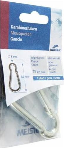 Actual product image Meister Fire hook 80x8mm