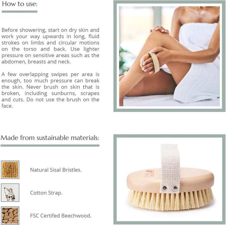 Image du produit Wild & Stone Brosse naturelle pour le corps