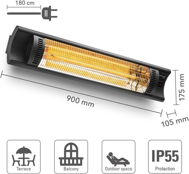 Produktbild Trotec Halogen-Infrarotheizung IR 2005 (2000 W)