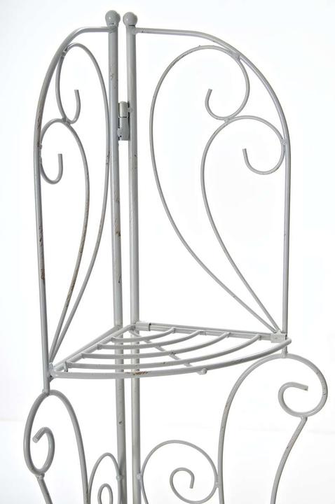 Actual product image CLP Irma floor standing shelf, antique white (40 x 30 x 154 cm)