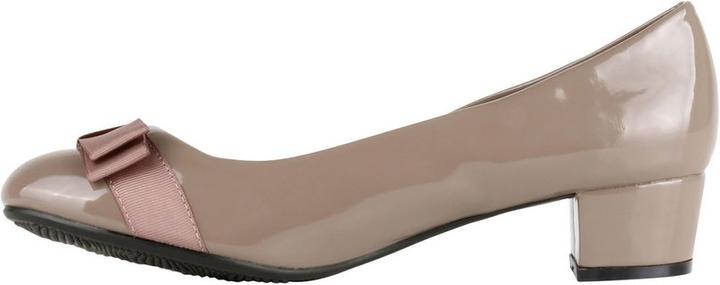 Image du produit Krisp Escarpins en similicuir avec noeud et talon bas (40)