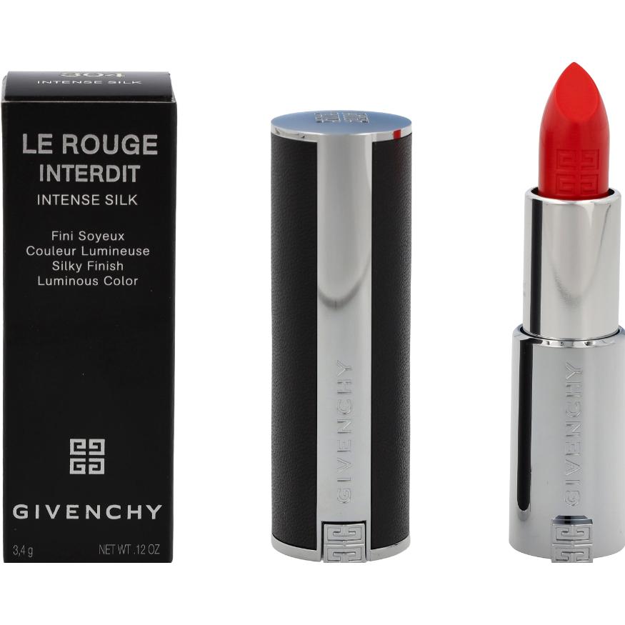 Thumbnail - Givenchy, Lippenstift + Lipgloss, Le Rouge Interdit Intense Silk Lipstick (N304 Mandarine)