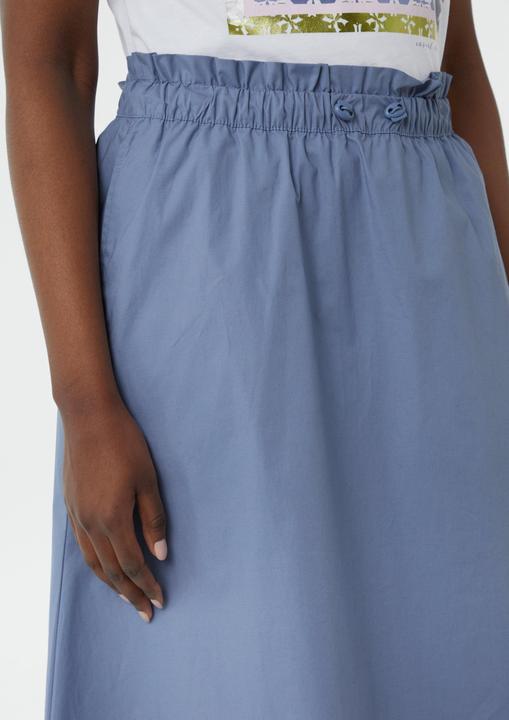 Produktbild Comma Rock Ausgestellter Popeline-Rock mit Elastikbund (36)