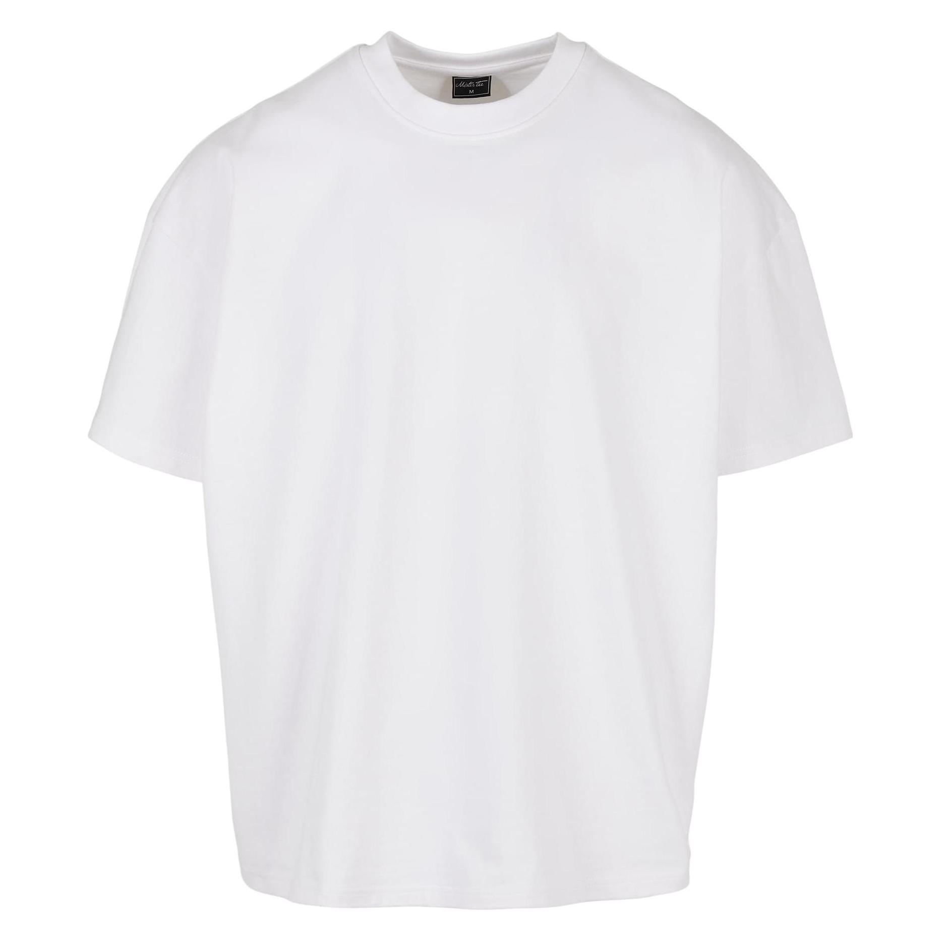 Build Your Brand, Herren, Shirts, Ultra Heavy Cotton Box Tee, Weiss, (L)