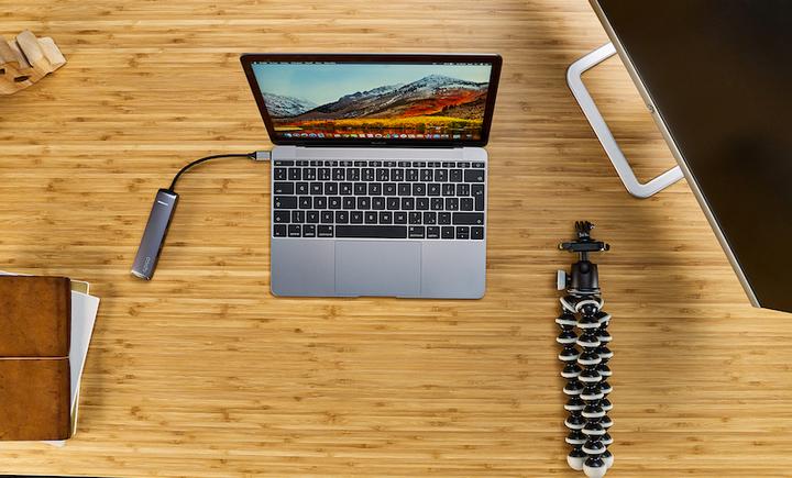 Actual product image Epico USB Type-C HUB SLIM (4K HDMI & Eth (USB-C, 4 ports)
