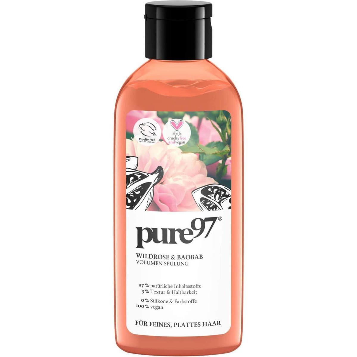 Pure97, Conditioner, Wildrose & Baobab Spülung (200 ml)