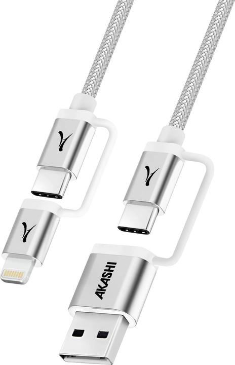 Produktbild Akashi 4-in-1 CarPlay Cable (1 m)