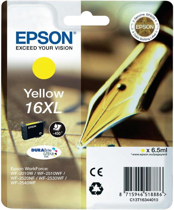 Produktbild Epson C13T16344012 (Y)