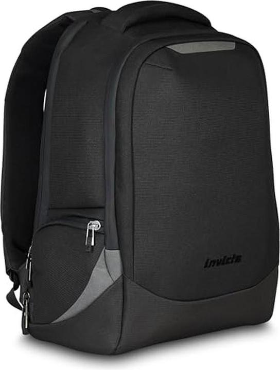 Produktbild Invicta Unisex-Rucksack mit Laptopfach, USB-Anschluss und wasserabweisendem Reissverschluss (20 l)