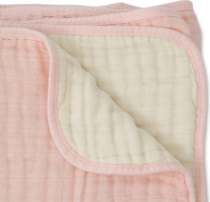 Immagine prodotto little unicorn Trapunta in mussola di cotone - Rose Petal (120 x 120 cm)