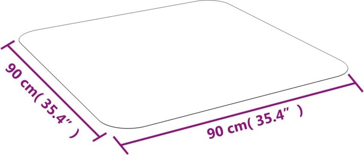 Actual product image VidaXL Fabienne (90 x 90 cm)