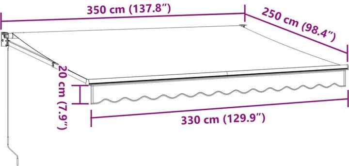 Produktbild vidaXL Ezra (2.50 m)