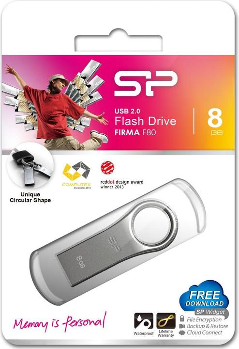 Produktbild Silicon Power Firma - F80 8GB (8 GB, USB-A)