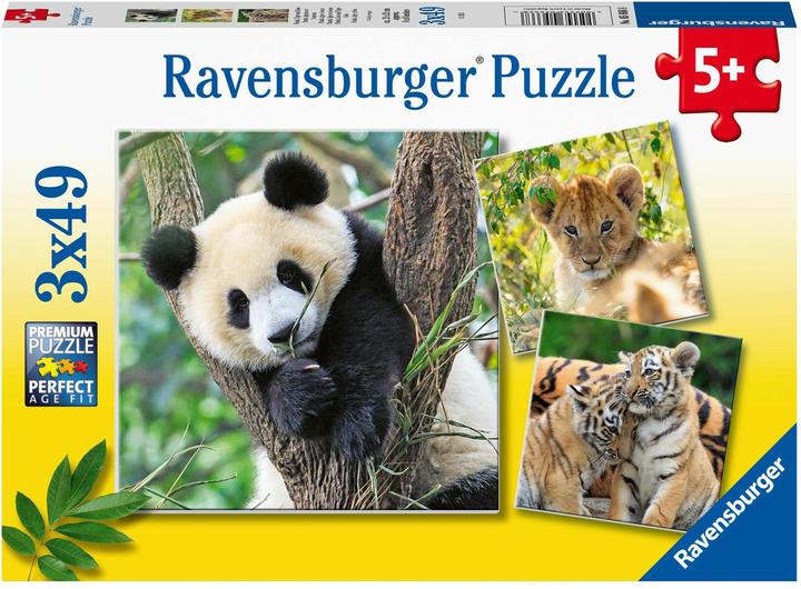Immagine prodotto Ravensburger Panda, tigre e leone (49 pezzi)