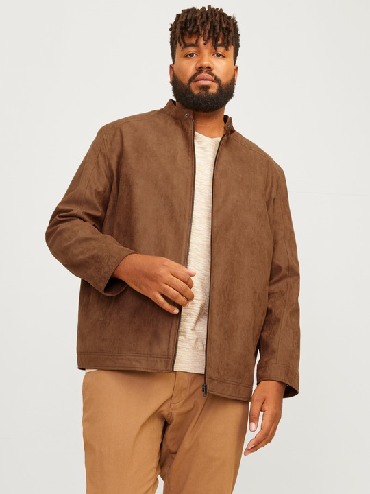 Produktbild Jack & Jones Plus Size Kunstlederjacke Kunstlederjacke (XXL)