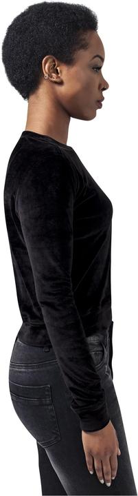 Produktbild Urban Classics Ladies Short Velvet Crew (S)