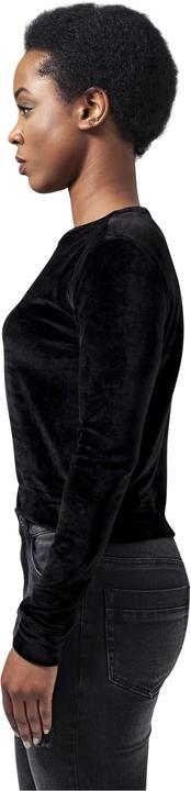 Produktbild Urban Classics Ladies Short Velvet Crew (S)