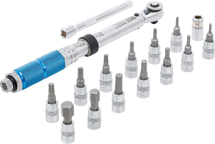 Actual product image BGS Drehmomentschlüssel-Satz (1/4", 3 Nm, 24 Nm)