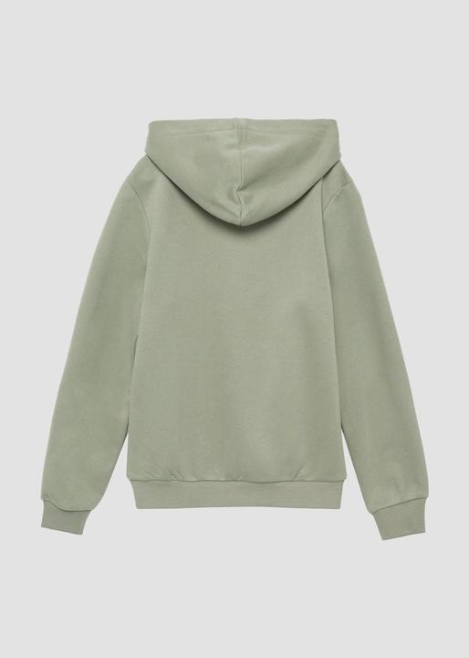 Produktbild s.Oliver Sweatshirt Wärmendes Kapuzen-Sweatshirt mit Frontprint (146, 152)