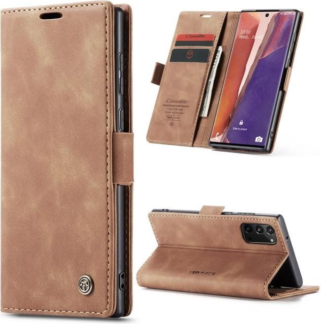 Produktbild Caseme Leder Flip Wallet Case Hülle (Samsung Galaxy Note 20)
