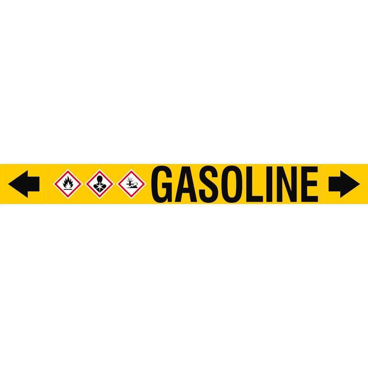 Brady ASME - Rohrmarkierer - Gasoline (ASMEPM-100X920MM-GASOLINE)