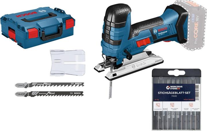 Bosch Hausgeräte Bosch Akku-Stichsäge GST 18V-LI S Solo inkl. Stichsägeblatt-Box Holz in L