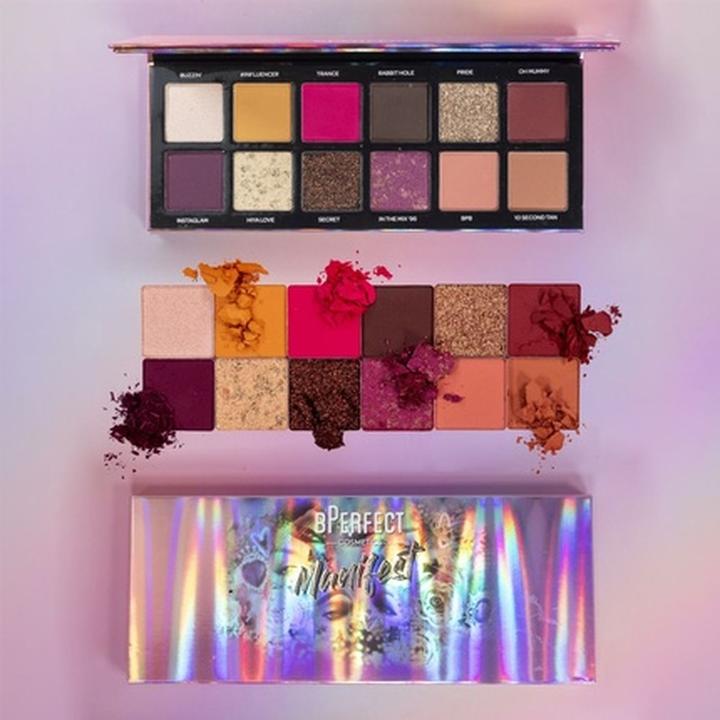 Actual product image BPerfect Cosmetics Bperfect Manifest Eyeshadow Palette