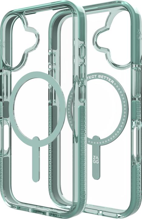 Actual product image Zagg Santa Cruz Snap MagSafe iPhone 16 Case - Green (Apple iPhone 16)