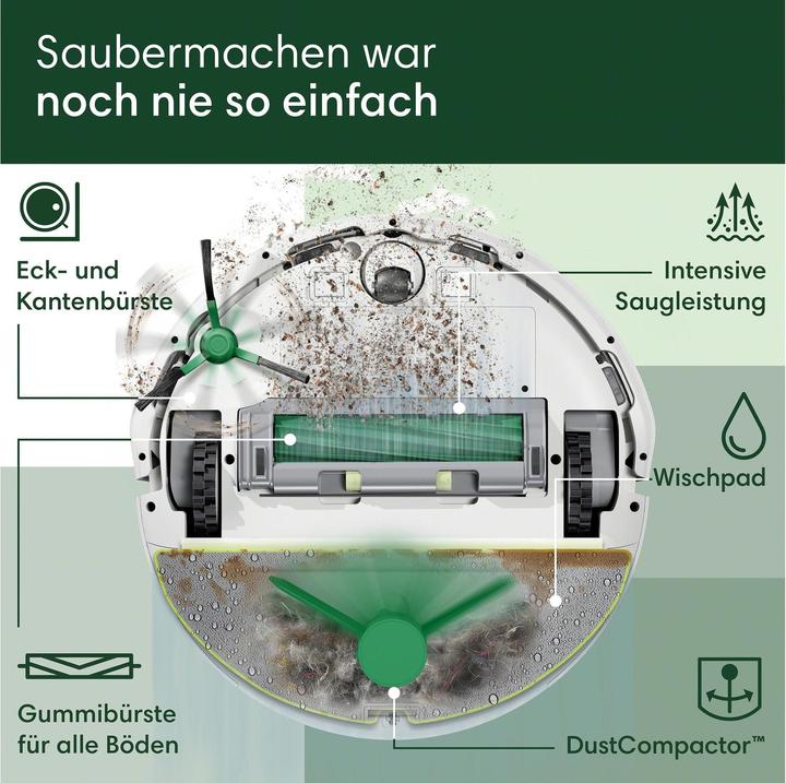 Actual product image iRobot Roomba 205 DustCompactor Combo (Vacuum mopping robot)