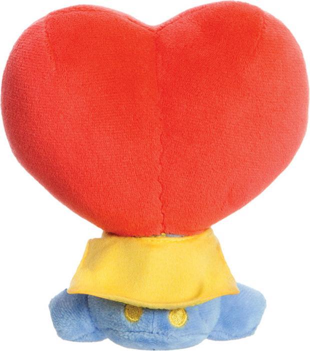 Produktbild HERMA AURORA - BT21 Official Merchandise, Baby TATA Sitting Doll 5In, Soft Toy, Blue and Red, Blue & Red