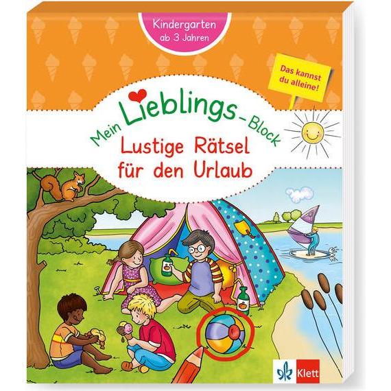 Mein Lieblings-Block Lustige Rätsel für den Urlaub, Kinderbücher