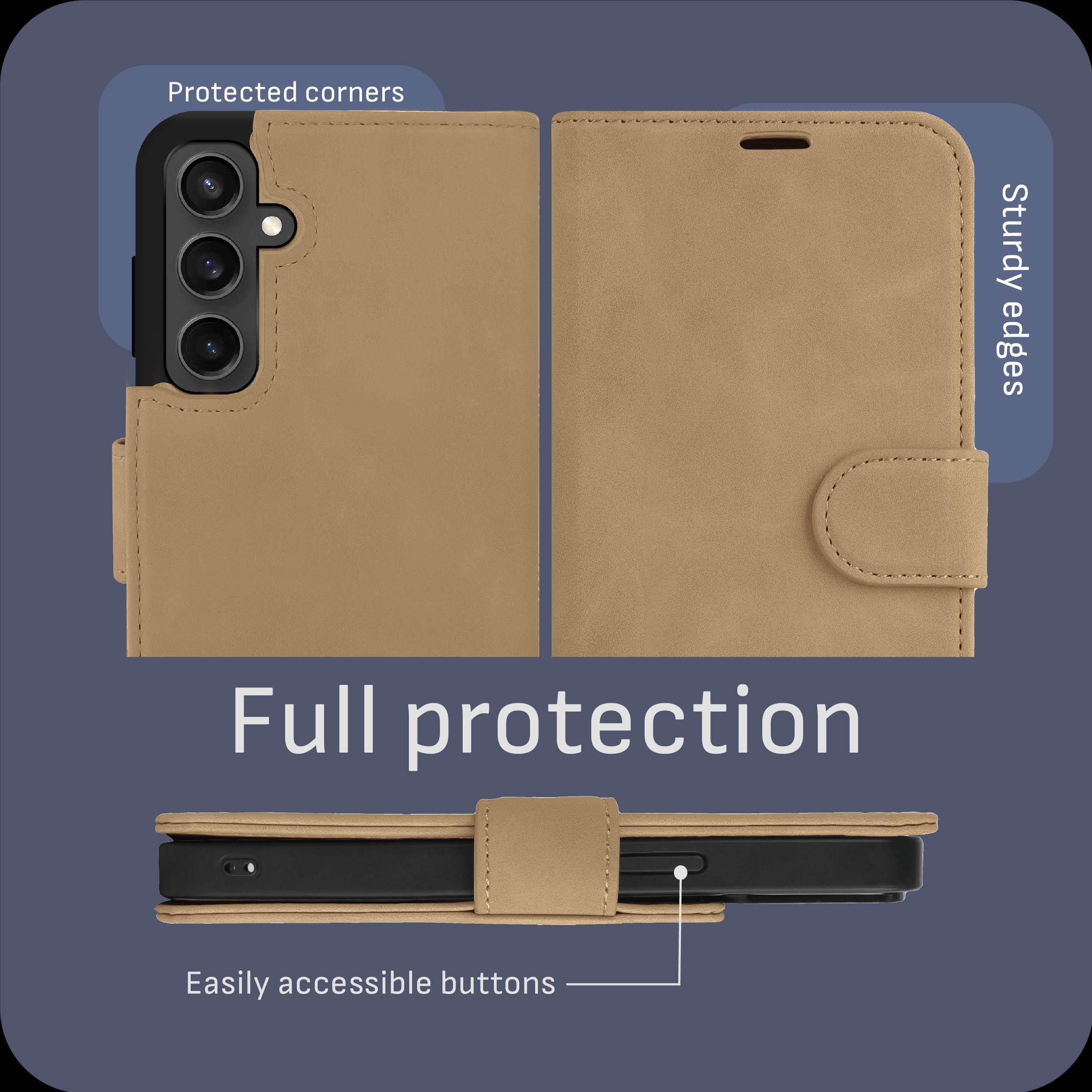 Cazy Abnehmbare Brieftaschenhülle für Samsung Galaxy S24, Abnehmbare Hülle, Magnetisch, 2-in-1-Design (Samsung Galaxy S2...