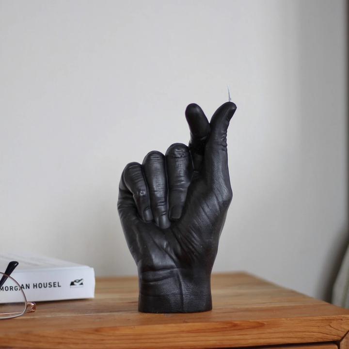 Image du produit Candle Hand Love Noir (1 pcs)