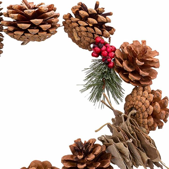 Produktbild TOP Weihnachtsgirlande Bunt natürlich Kunststoff Foam Ananas 150 x 5 x 5 cm