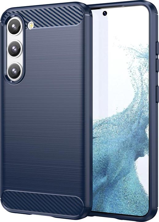 Image du produit Hurtel Coque carbone pour Samsung Galaxy S23 silicone flexible bleu (Samsung Galaxy S23)